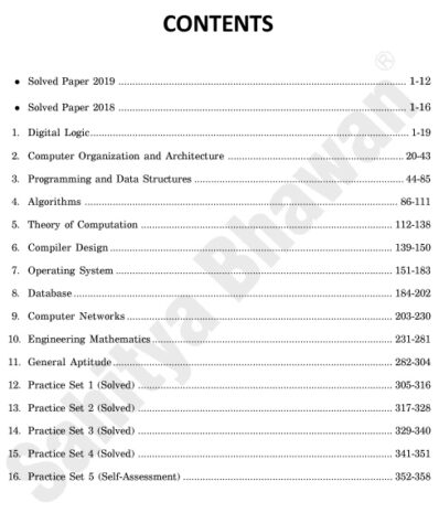 GATE 17 YEARS SOLVED PAPERS 2019-2003 Computer Science & Information Technology-6733