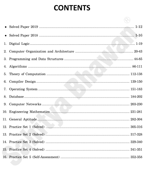 GATE 17 YEARS SOLVED PAPERS 2019-2003 Computer Science & Information Technology-6733