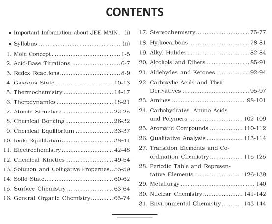 JEE MAIN CHAPTERWISE SOLVED PAPER CHEMISTRY-6736