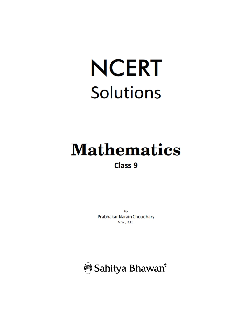 ncert maths class 9 textbook pdf new edition