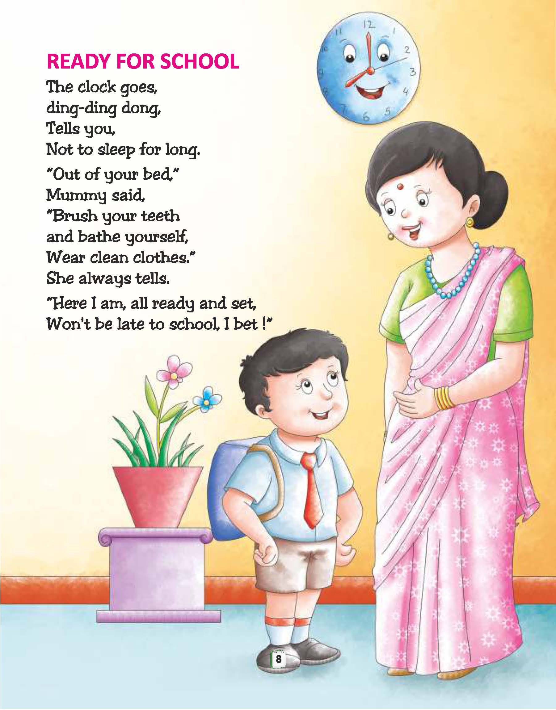 Pre Primary UKG English Rhymes book - Sahitya Bhawan