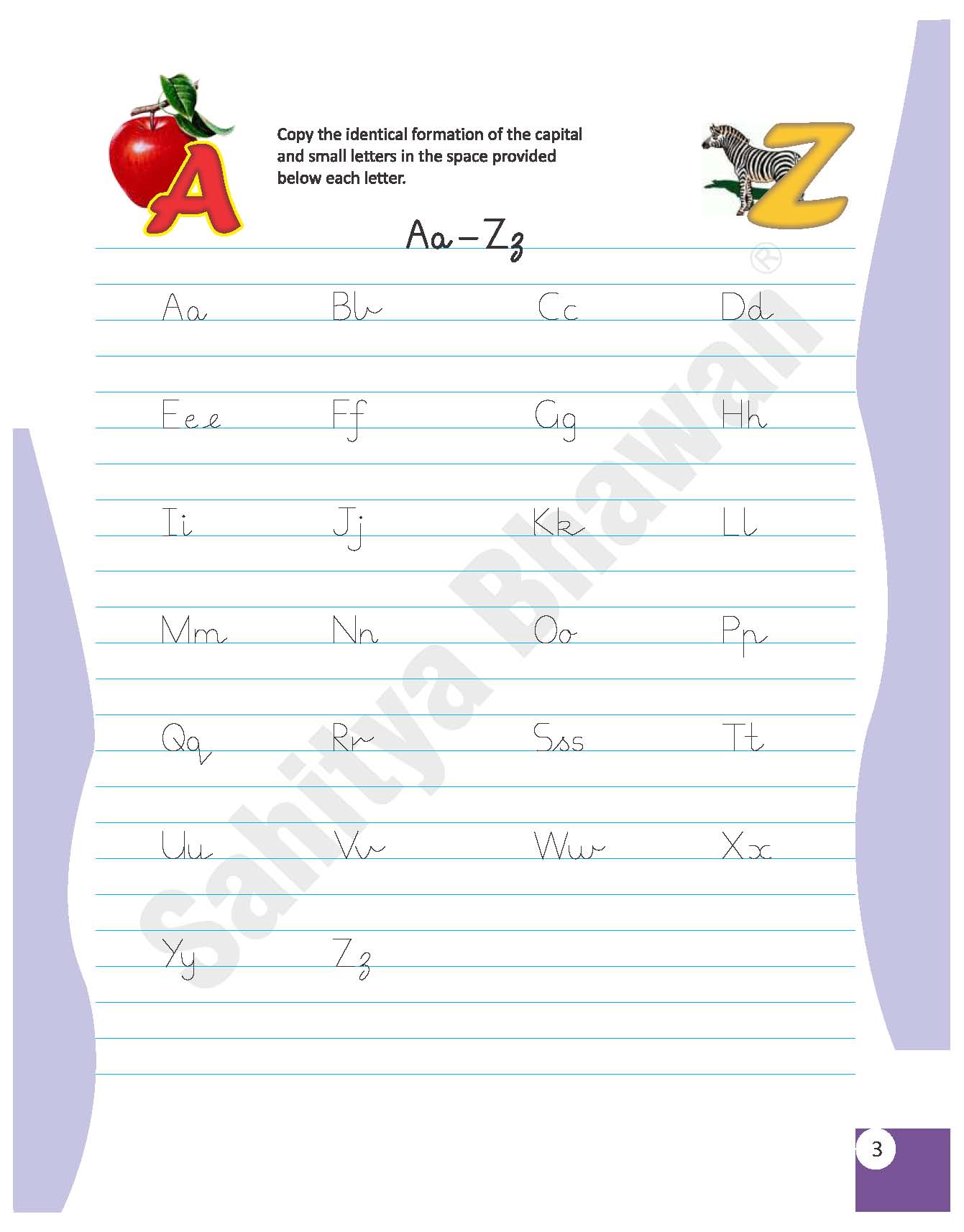 Joy of Writing (English Handwriting Practice book) for class 2 - Sahitya  Bhawan