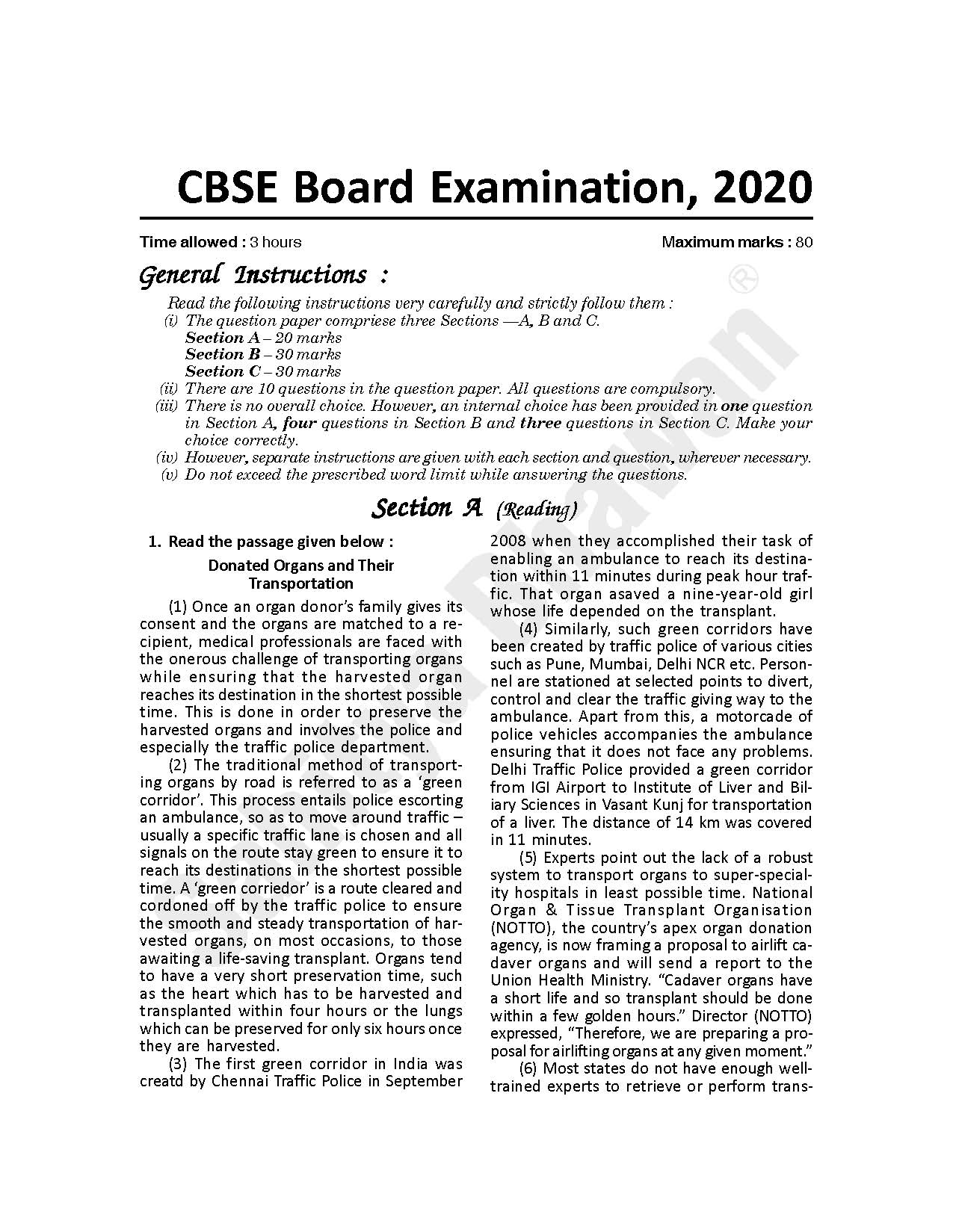 CBSE Question Bank Class 12 English Core - Sahitya Bhawan