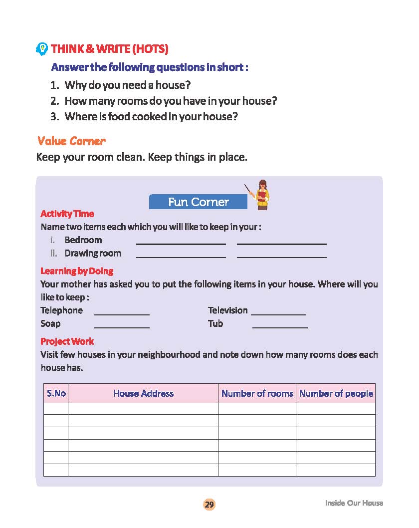 Class 1 EVS - Syllabus Overview 